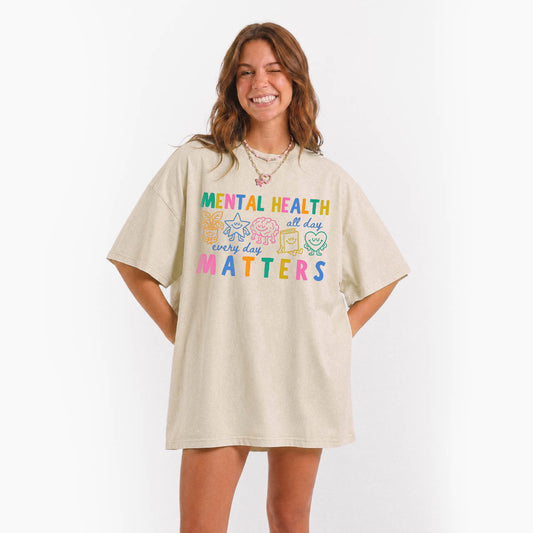 Mental Health Matters Washed Tees