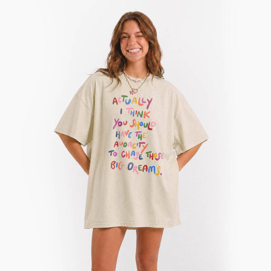 Chase Those Big Dreams Washed Tees