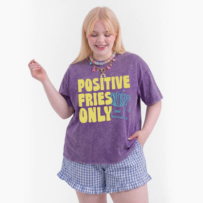 Positive Fries Only Transfer Day Washed Tees