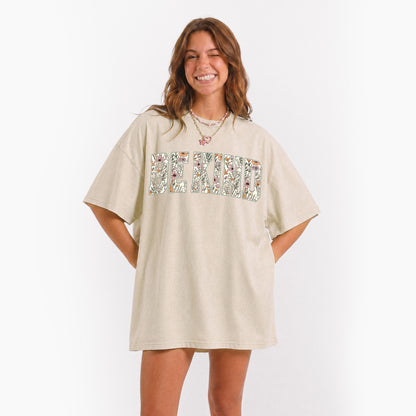Floral Be Kind Washed Tees