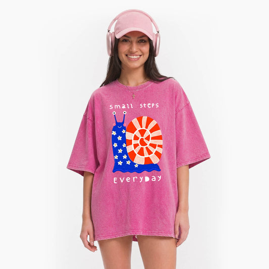 Small Steps Washed Tees