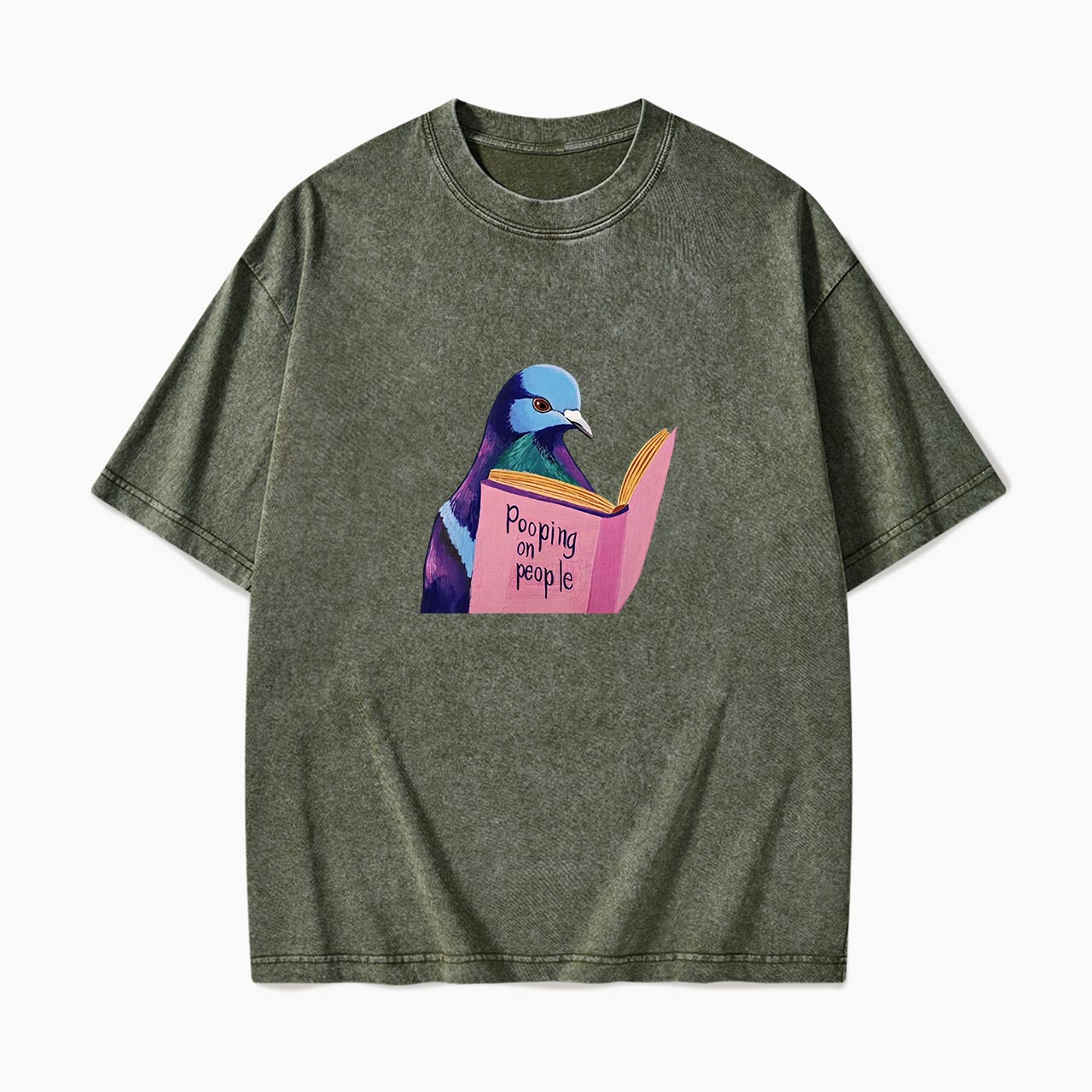Pooping on People Washed Tees