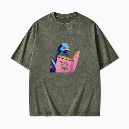 Pooping on People Washed Tees