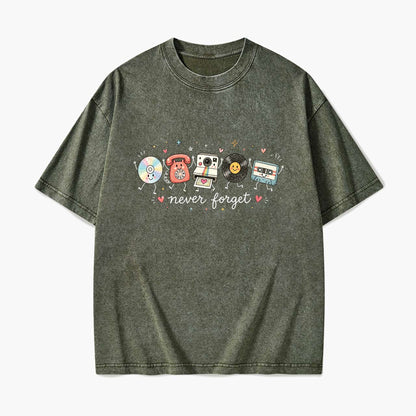 Never Forget Washed Tees
