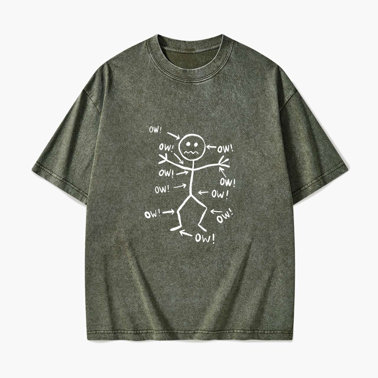 OW Relatable Pain Washed Tees