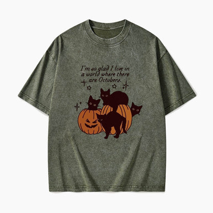 I am so glad I live in a world where there are Octobers Washed Tees