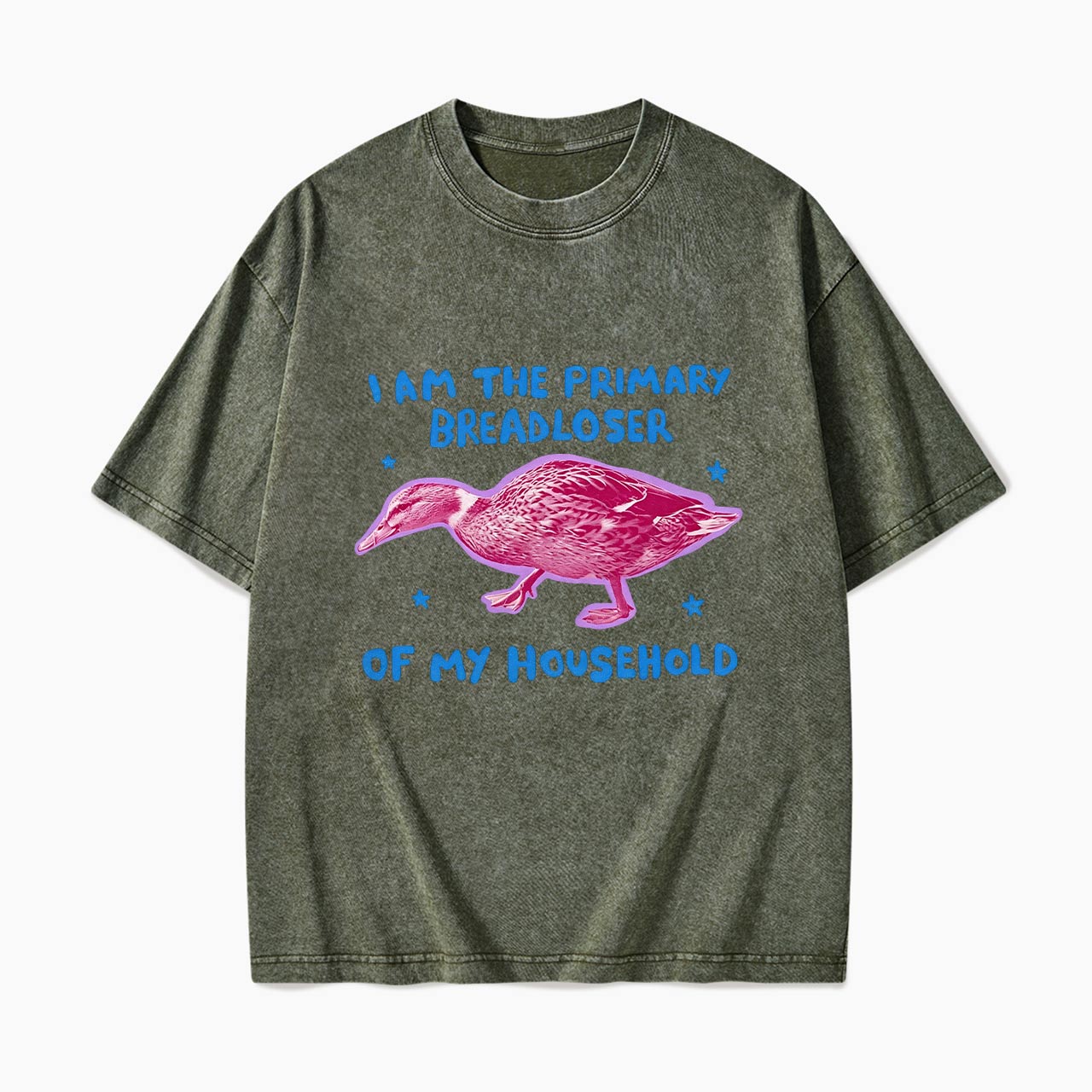 I am the Primary Breadloser of my Household Washed Tees