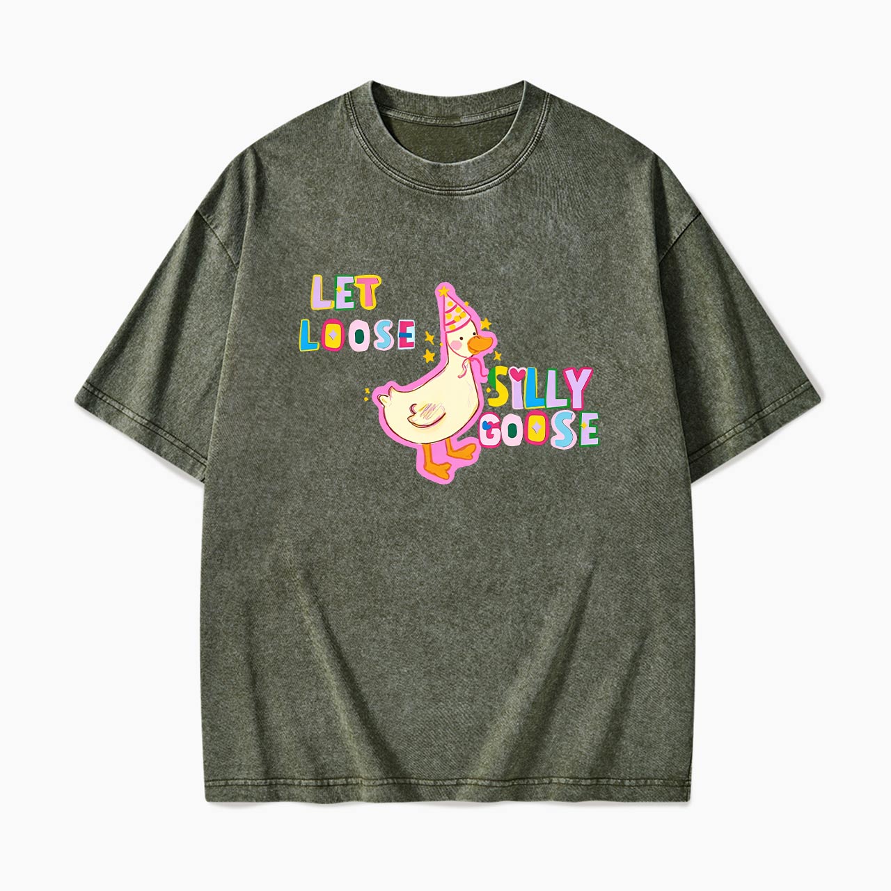 Let Loose Silly Goose Washed Tees