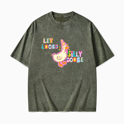 Let Loose Silly Goose Washed Tees