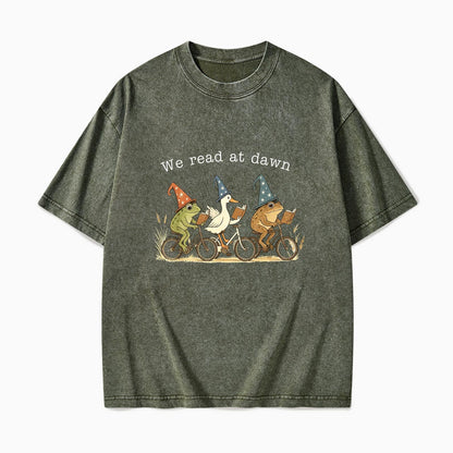 We Read at Dawn Washed Tees