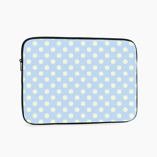 Blue Skies Dots Laptop Sleeve