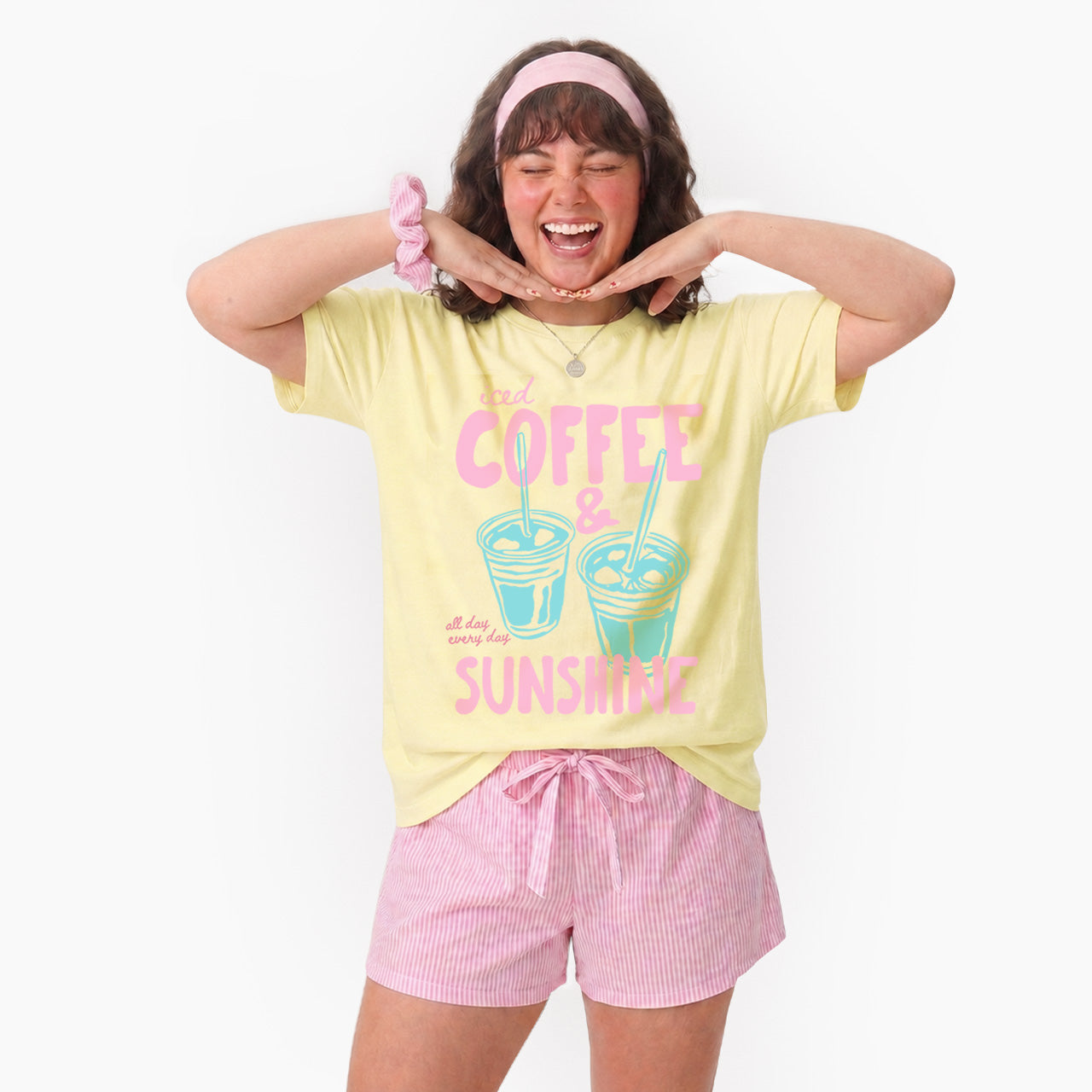 Iced Coffee and Sunshine T Shirts
