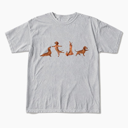 Yoga Dachshunds T Shirts