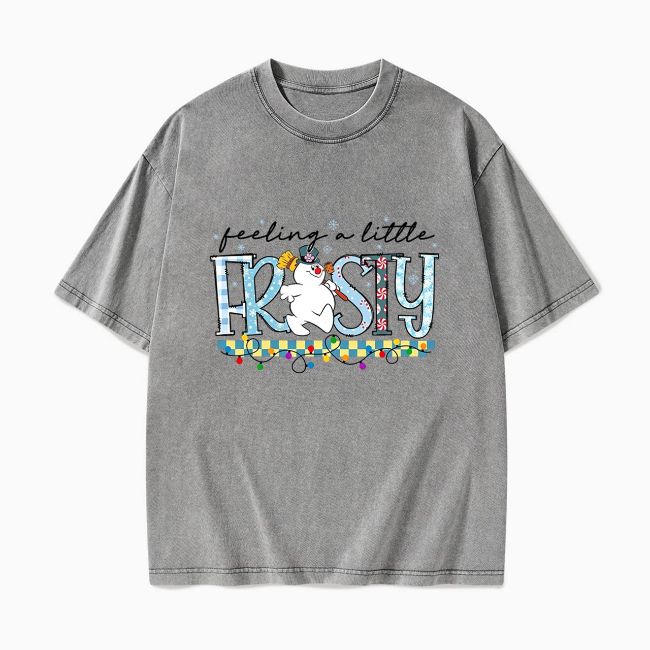 Feeling a Little Frost Christmas Washed Tees