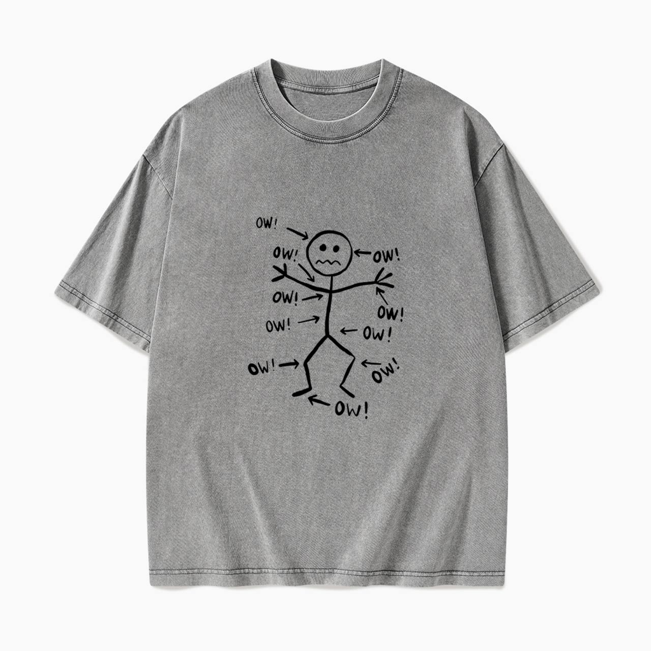 OW Relatable Pain Washed Tees