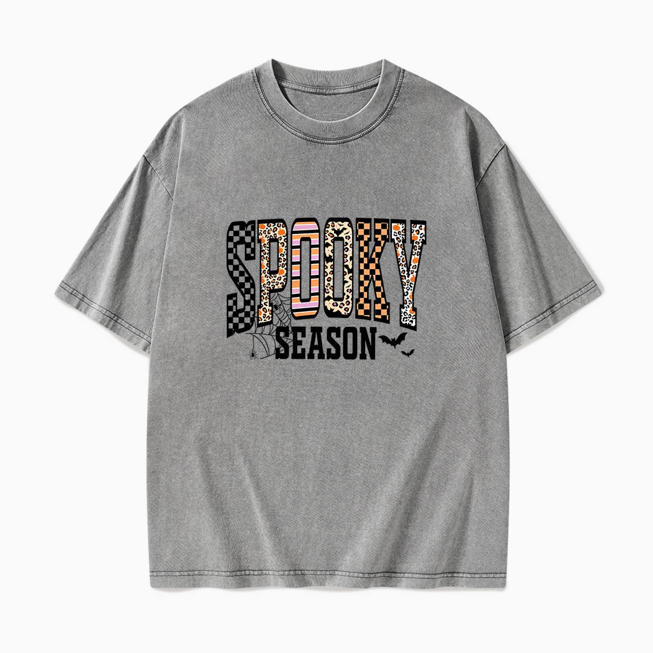 Spooky Season Halloween Washed Tees