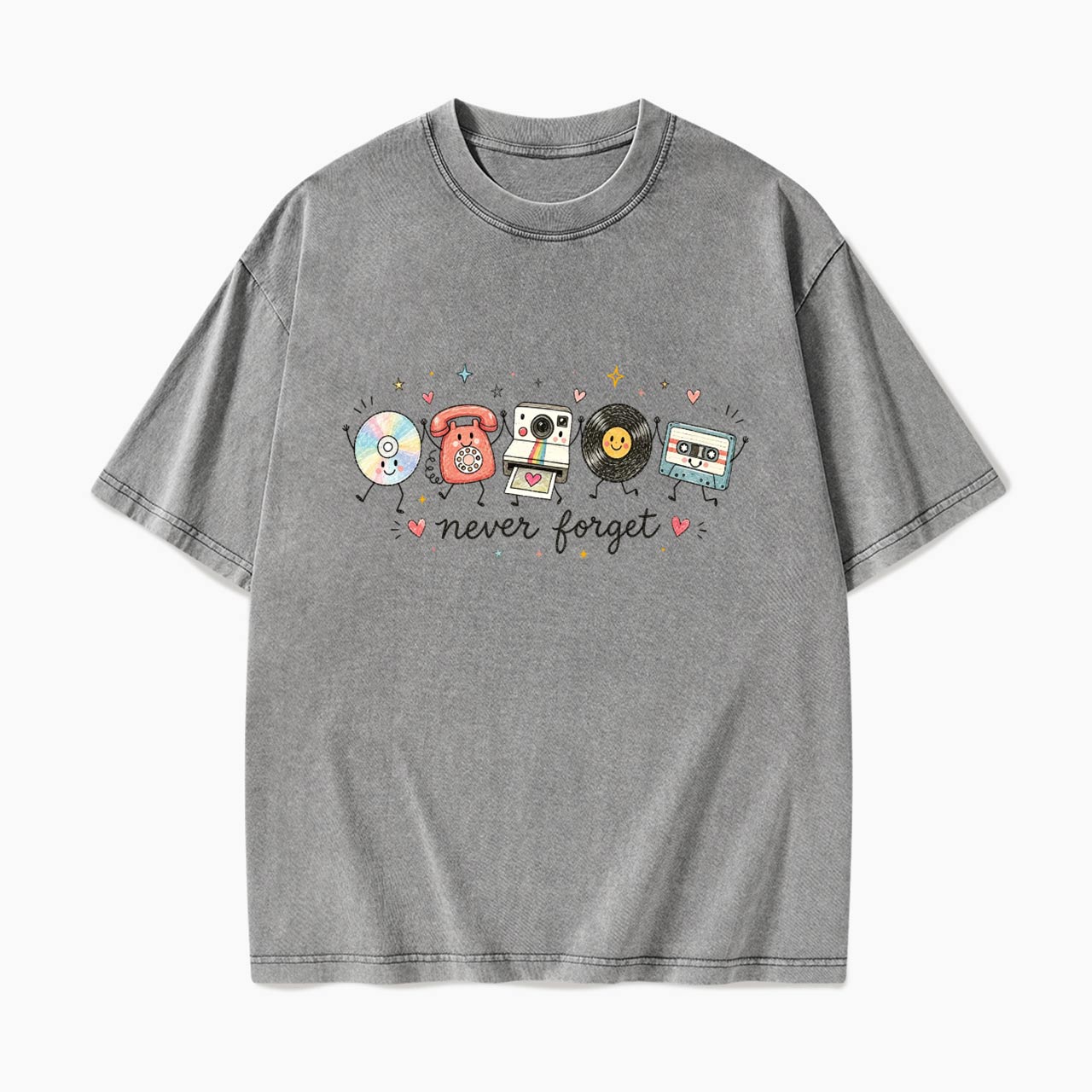 Never Forget Washed Tees