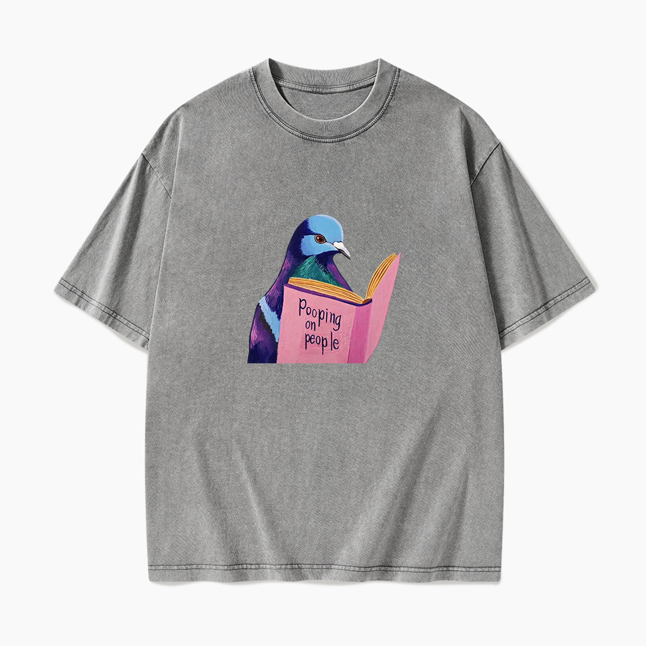 Pooping on People Washed Tees