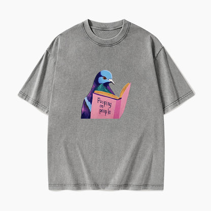 Pooping on People Washed Tees