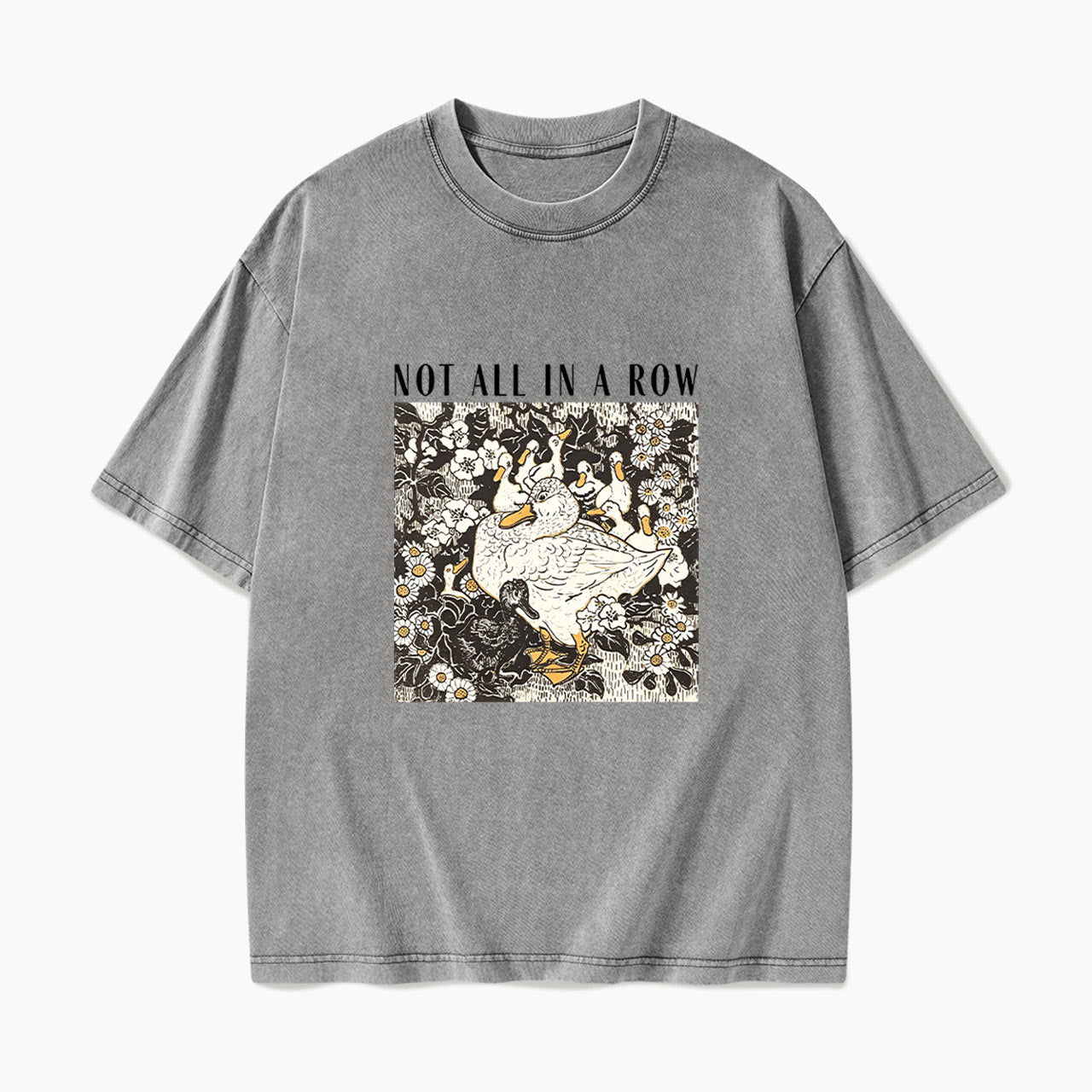Ducks Not all in A Row Washed Tees