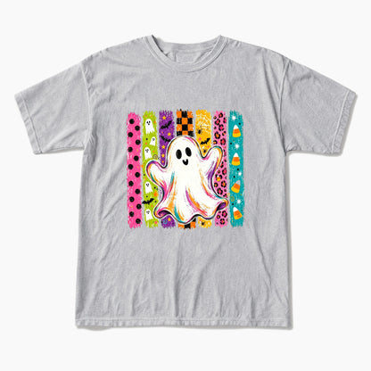 Rainbow Ghost Halloween T Shirts