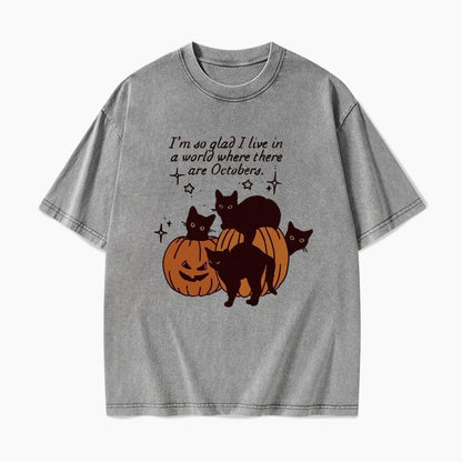 I am so glad I live in a world where there are Octobers Washed Tees