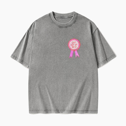 Got Out of Bed Washed Tees