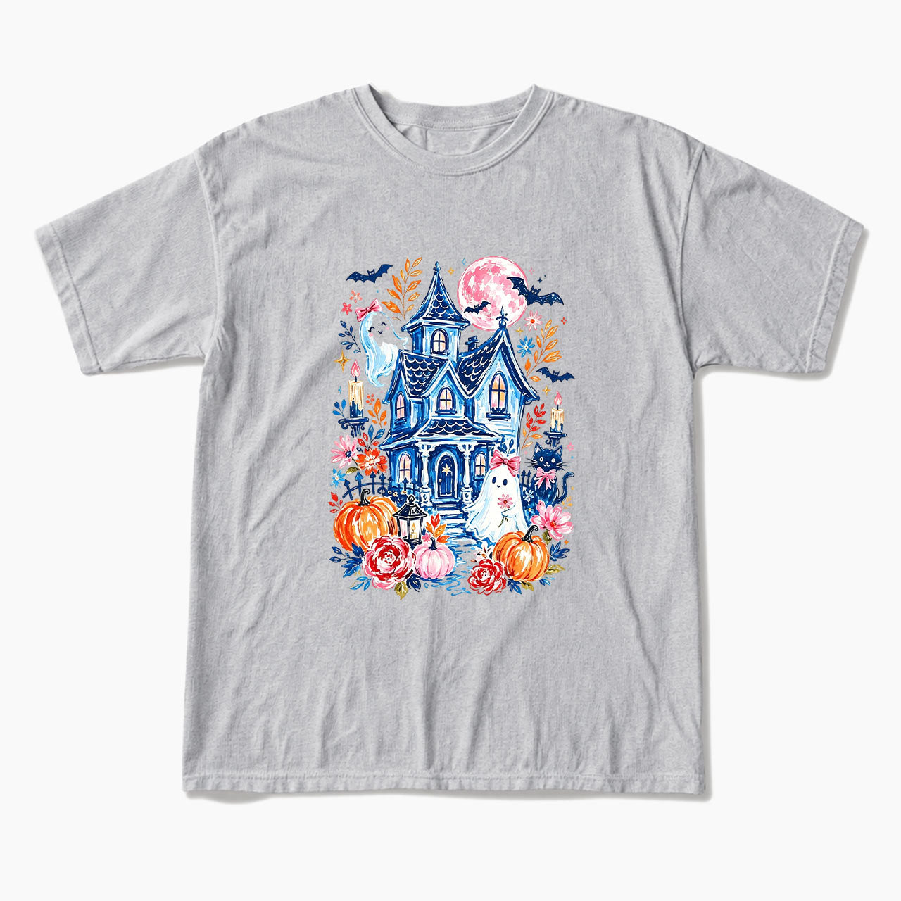 Haunted House Halloween T Shirts