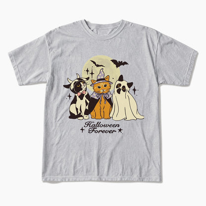 Cute Cats Costume Pumpkin Halloween T Shirts