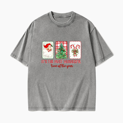 It is the most Wonderful Time of the Year Christmas Washed Tees