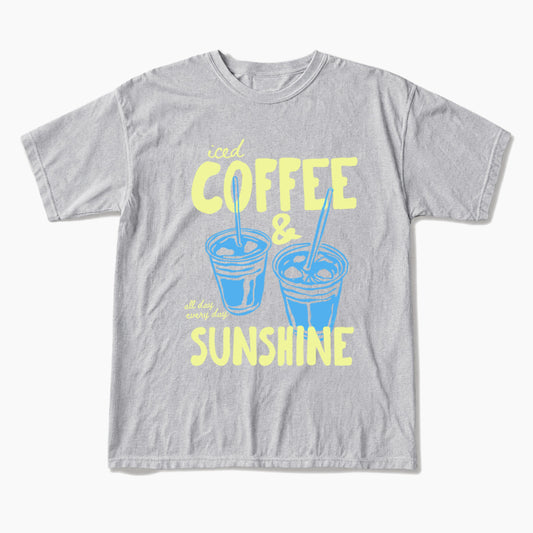 Iced Coffee and Sunshine T Shirts