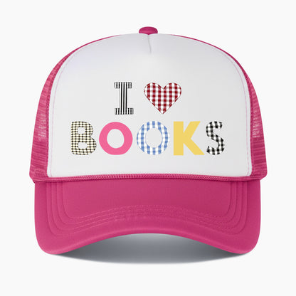 I Love Books Colorblock Trucker Hat