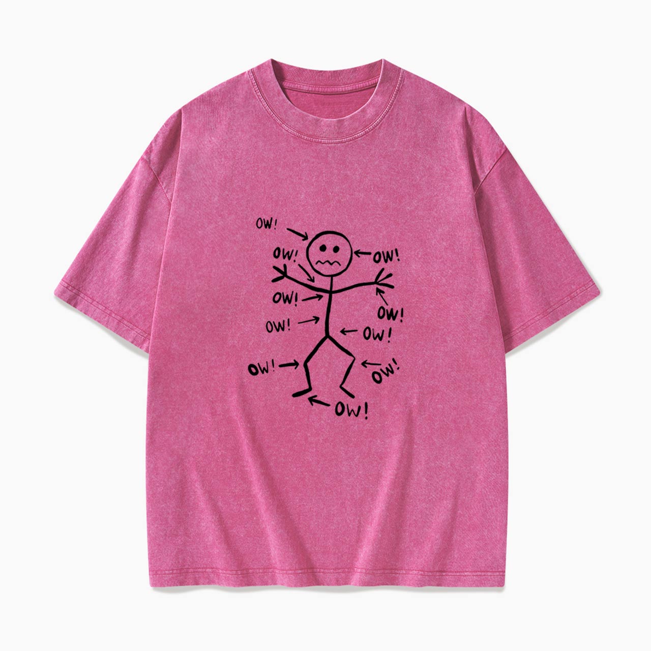 OW Relatable Pain Washed Tees
