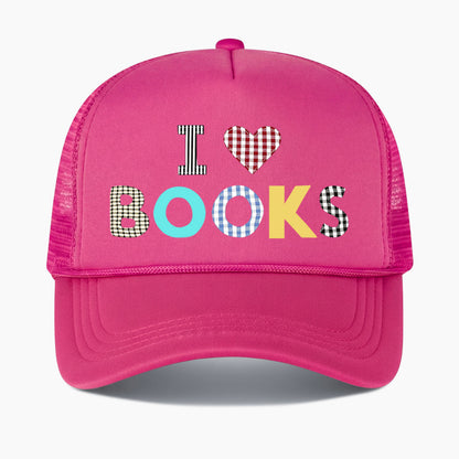 I Love Books Trucker Hat