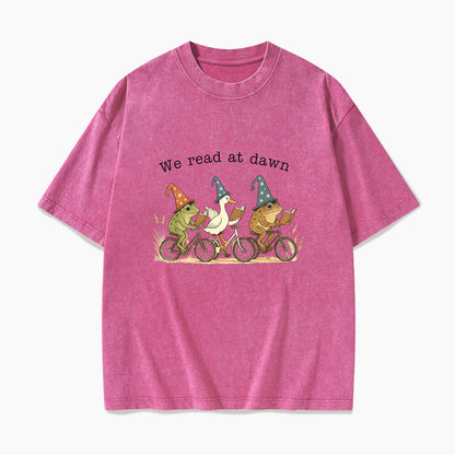 We Read at Dawn Washed Tees