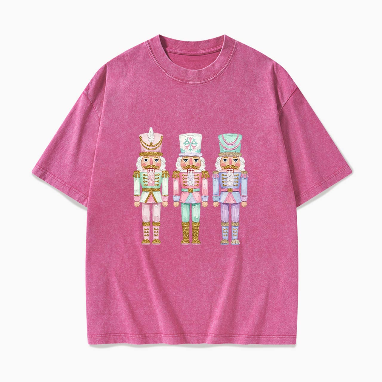 Pastel Soldier Christmas Washed Tees