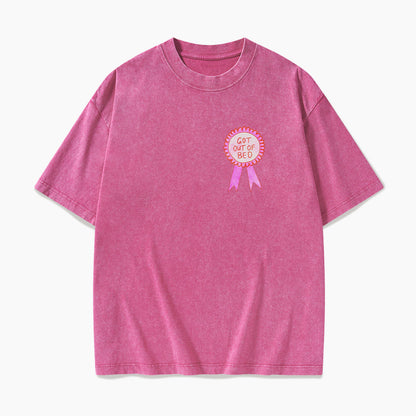 Got Out of Bed Washed Tees