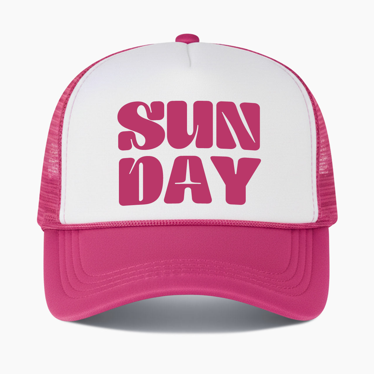 Sunday Colorblock Trucker Hat