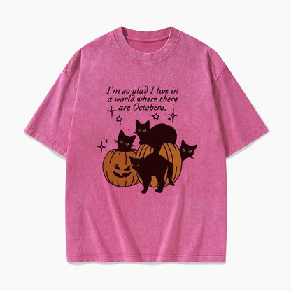 I am so glad I live in a world where there are Octobers Washed Tees