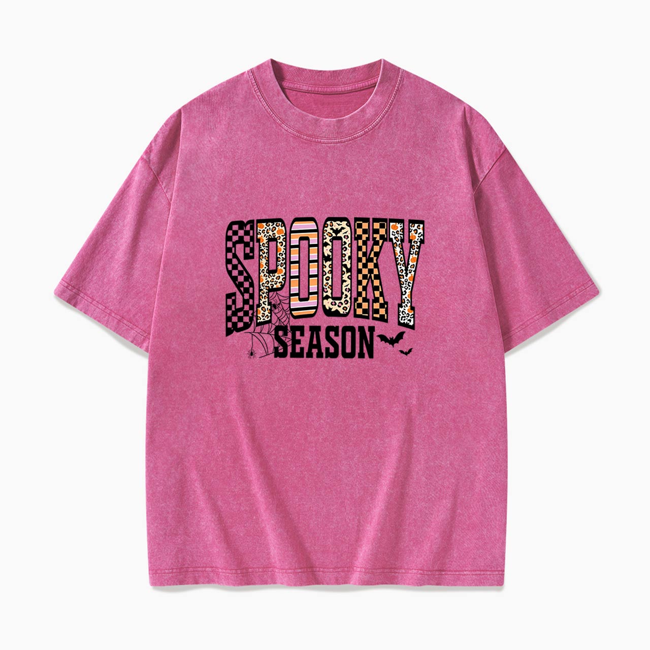 Spooky Season Halloween Washed Tees