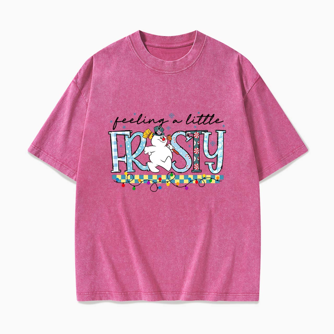 Feeling a Little Frost Christmas Washed Tees