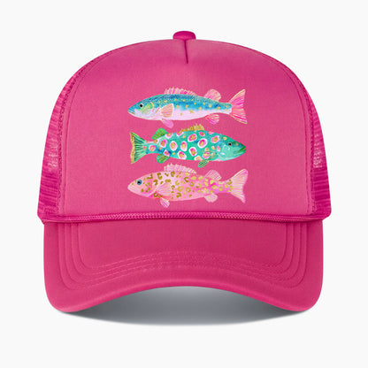 Colorful Fish Trucker Hat