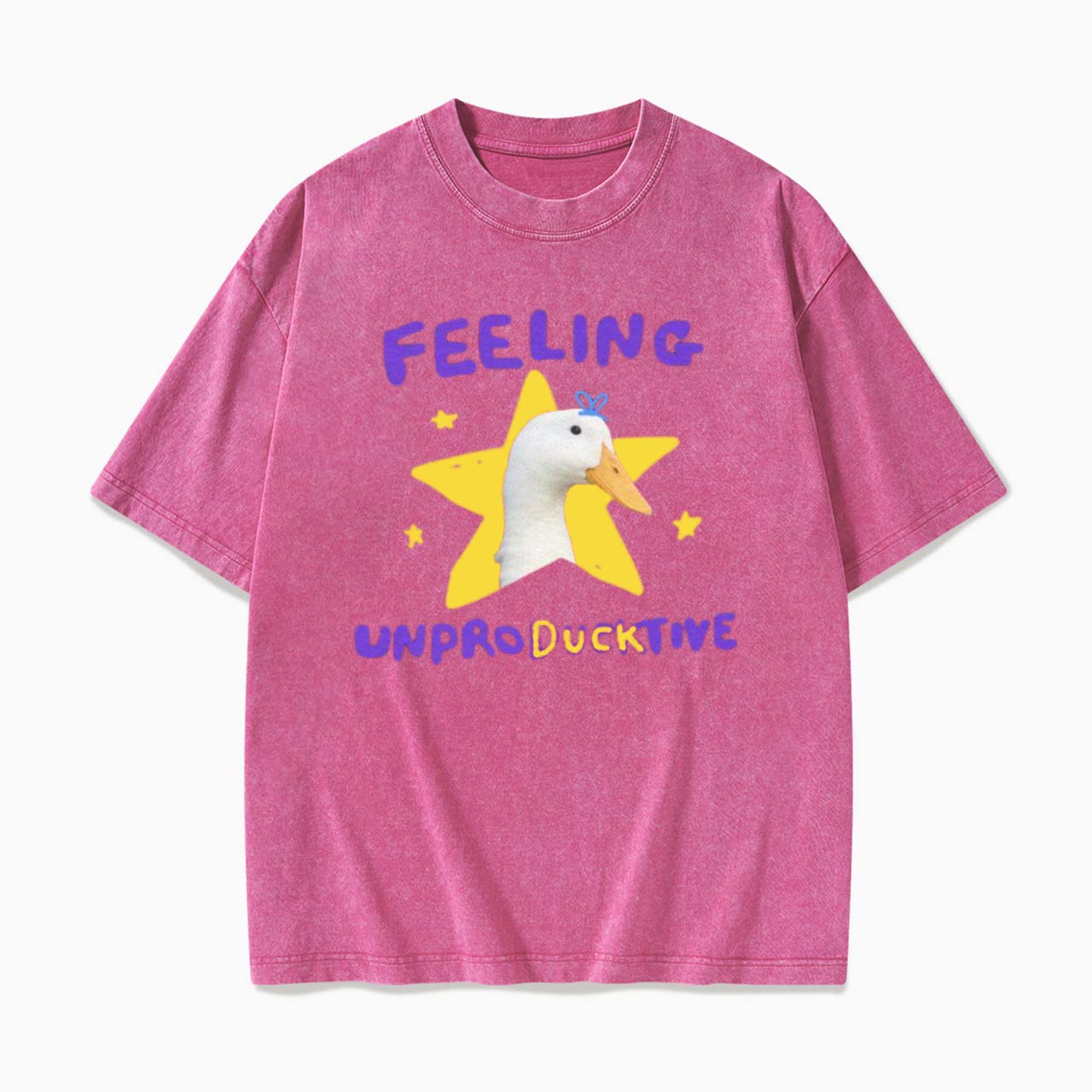Feeling Unproducktive Washed Tees