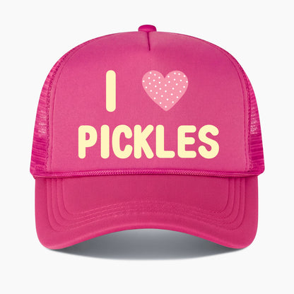 I Love Pickles Trucker Hat