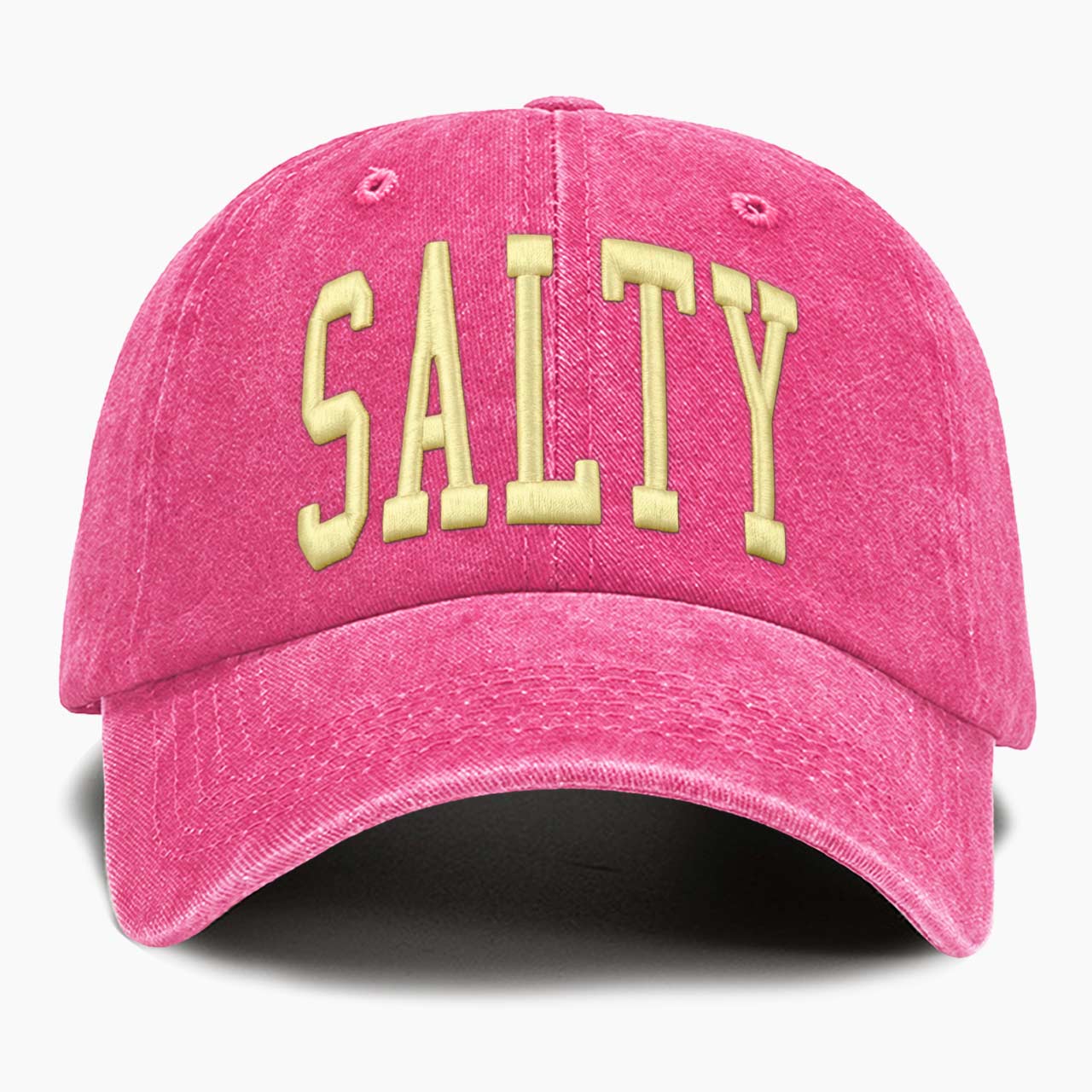 Embroidered Salty Washed Baseball Cap