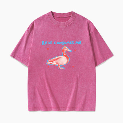 Rage Consumes Me Washed Tees