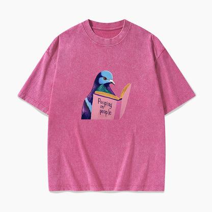 Pooping on People Washed Tees