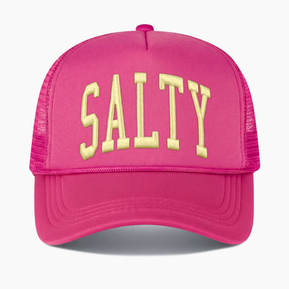Embroidered Salty Trucker Hat