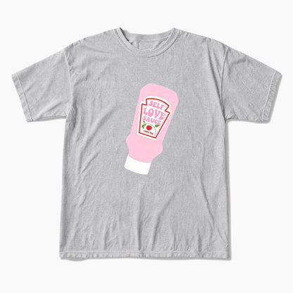Pink Self Love Sauce Bottle T Shirts