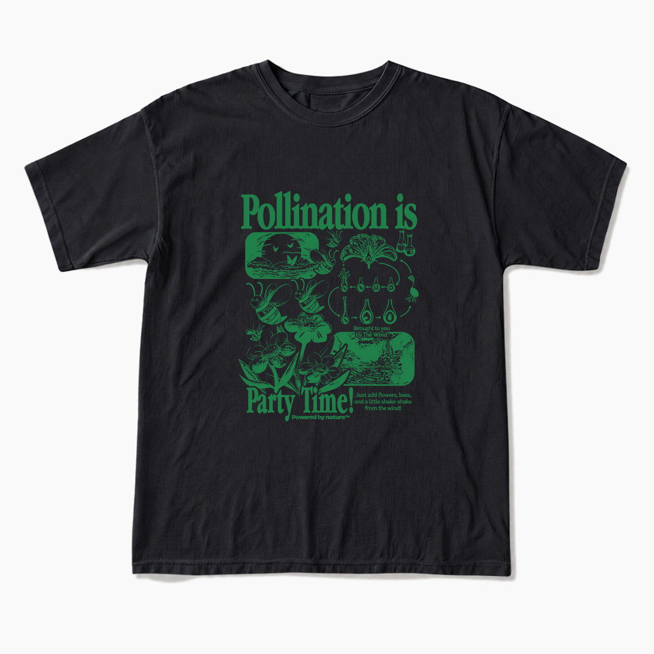 Bee Pollination Vintage T Shirts